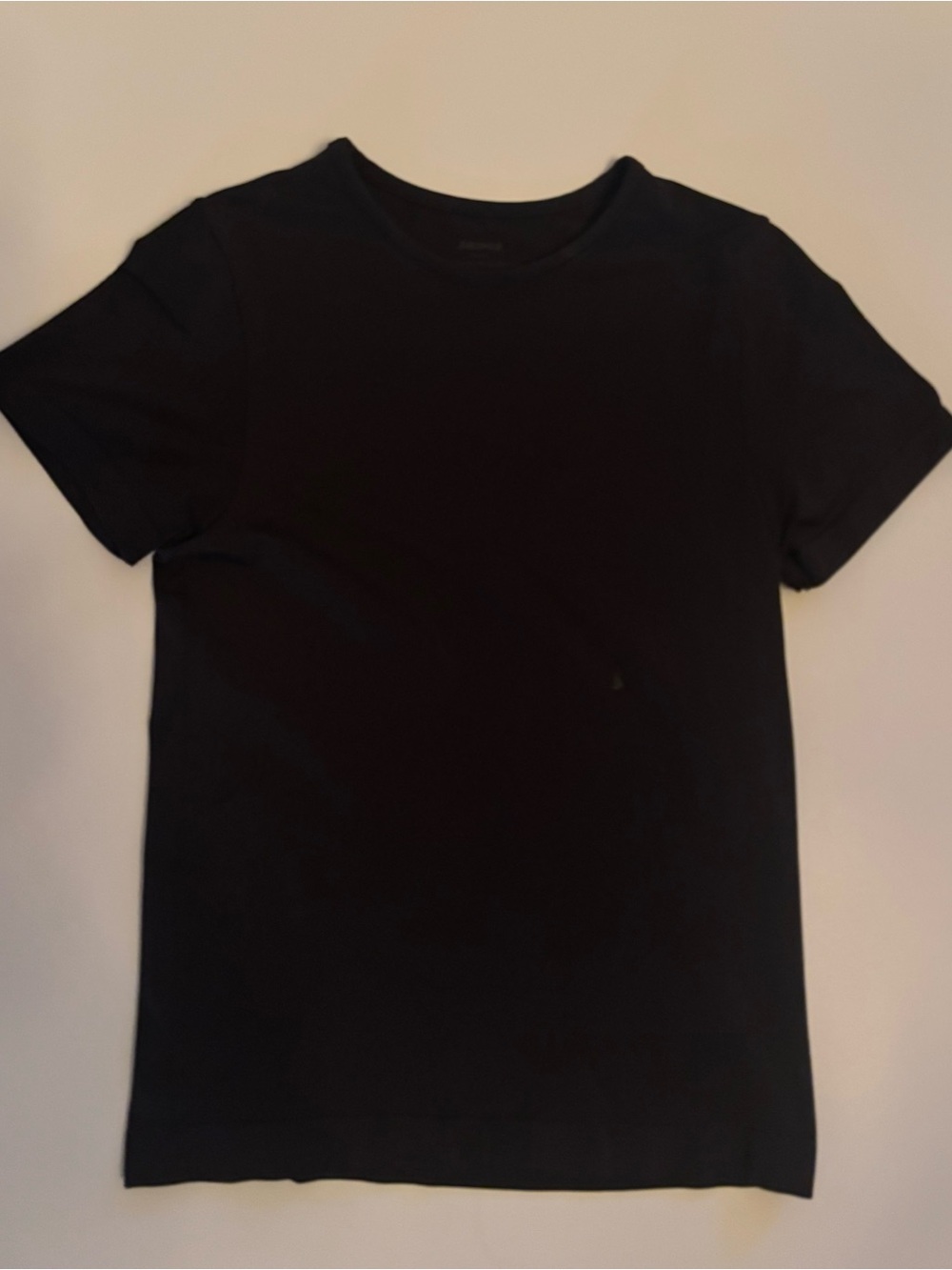 Skims Women's Crewneck Soft Smoothing Short-Sleeve Top - Black Size M - Picture 4 of 4